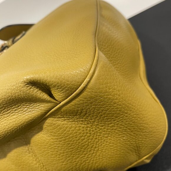 Gucci Green/Yellow Leather Emily Hobo Bag (JB1210) - Picture 8 of 14